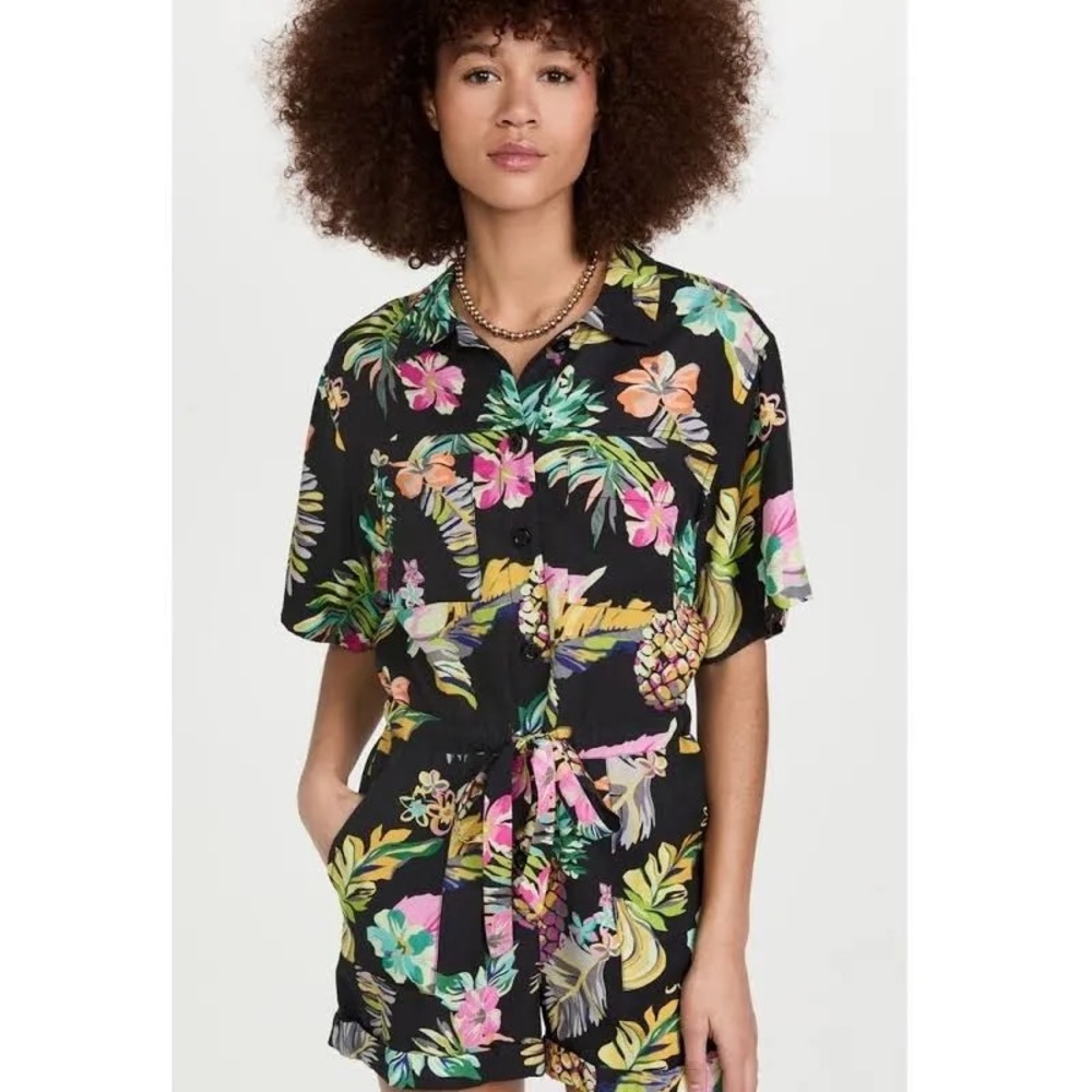 LE SUPERBE Tropical Romper. Size 8. NWT.